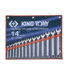 Csillag-villáskulcs készlet  8-24 King Tony 1215MR