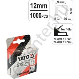 Tűzőgépkapocs Yato 10,6x1,2 12mm 1000db/doboz