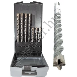 SDS PLUS betonfúró készlet négyélű 5-12 7db-os Abraboro Forty