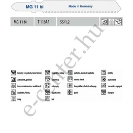 Szúrófűrészlap Abraboro MG31 bi (T318A)