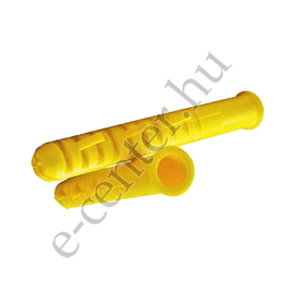 Műanyag tipli 12x60 mm sárga