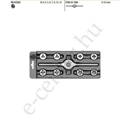 Menetmetsző készlet M3-M12 Mini 1 cseh