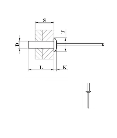 ILF  4012 INOX-INOX ZÁRT FÉLGÖMBFEJ DSU