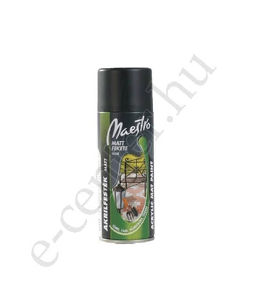 Akril festék spray matt fekete Maestro 400 ml