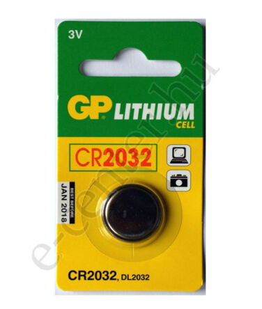 Elem GP gombelem CR2032 lithium
