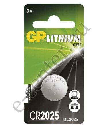 Elem GP gombelem CR2025 lithium