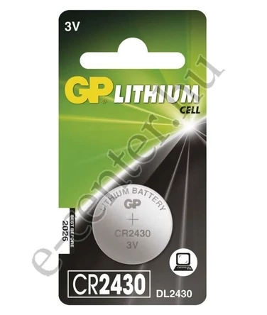 Elem GP gombelem CR2430 Lithium