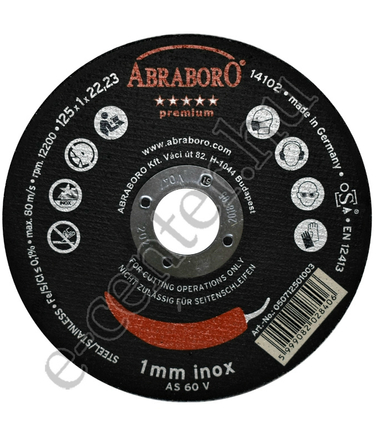 Vágótárcsa 115X1,0X22 inox premium Chili Abraboro