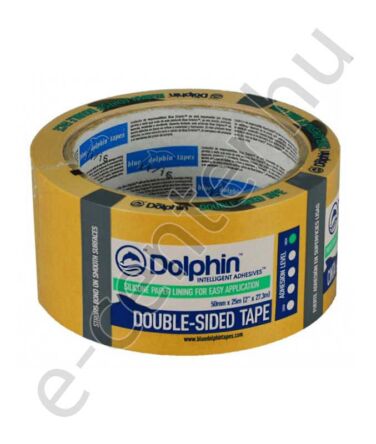 Kétoldalas ragasztószalag 50mmx25m, Blue Dolphin 04-3-03