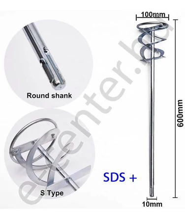 SDS Plus keverőszár 100x600, Harden 621016