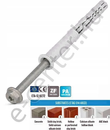 Szerelt tipli KPR-FAST-10300K 10x300