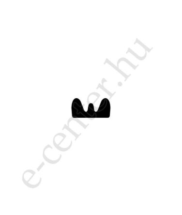 Szigetelő profil öntapadó E fehér Isofix