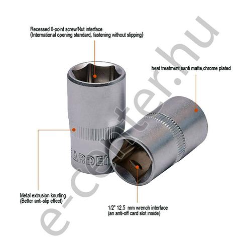 Dugókulcsfej 1/2 col 20 mm Harden