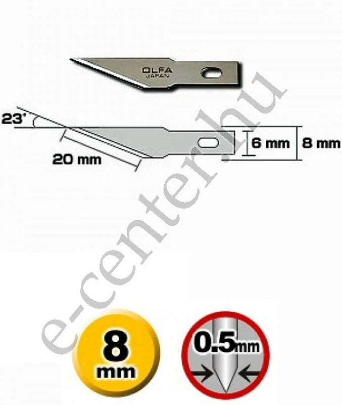 OLFA KB4-S/5 dekor penge