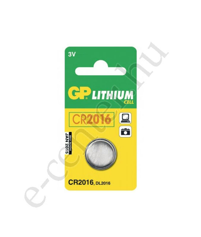 Elem GP gombelem CR2016 lithium