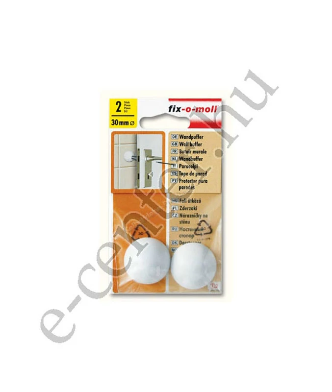 Fali ütköző 30 mm fehér Fix-O-Moll 2230-01