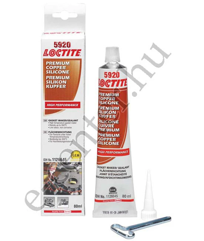 Loctite SI 5920 350 C-ig hőálló szilikon ragasztó 80 ml