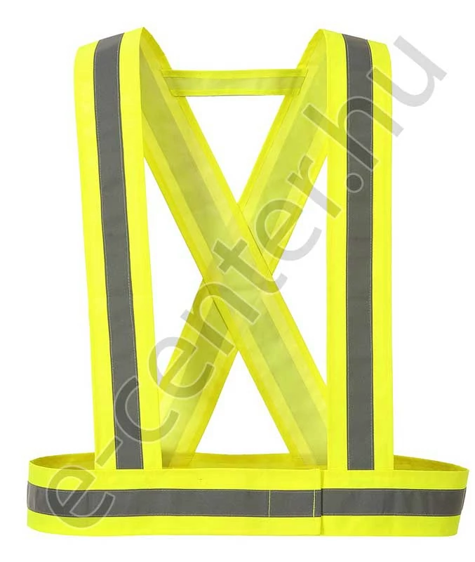 Láthatósági vállpánt fluo sárga HV55 férfi kantár