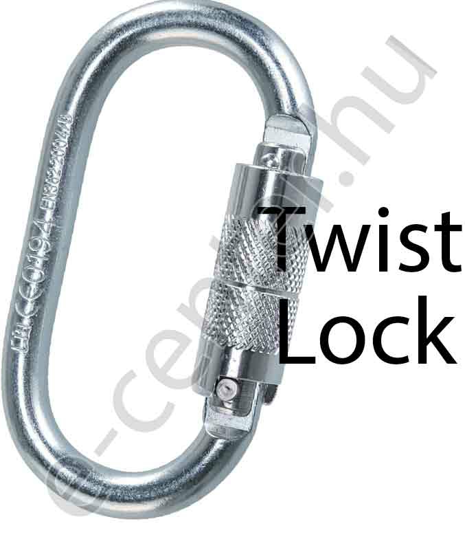 Karabiner zuhanásgátlókhoz Twist Lock FP33