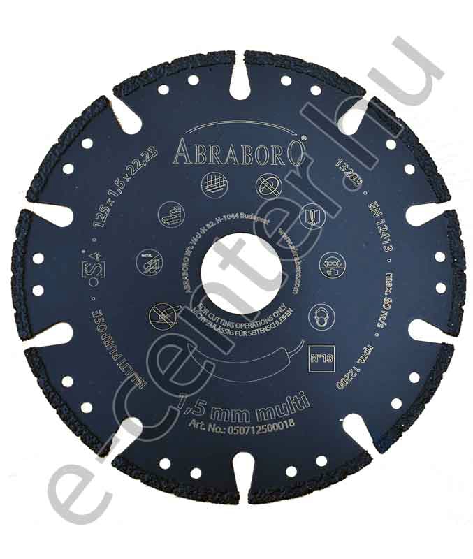Gyémánttárcsa Abraboro N18 Multi 125x1,5 mm