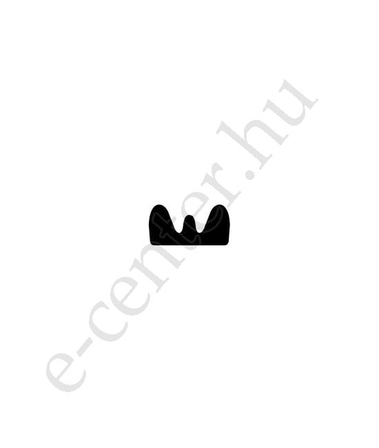 Szigetelő profil öntapadó E barna Isofix